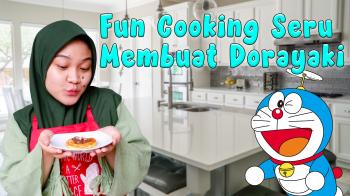 Keseruan Fun Cooking Membuat Dorayaki